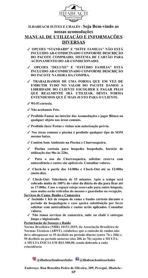 Ilhabeach Suites E Chales Илябела Екстериор снимка